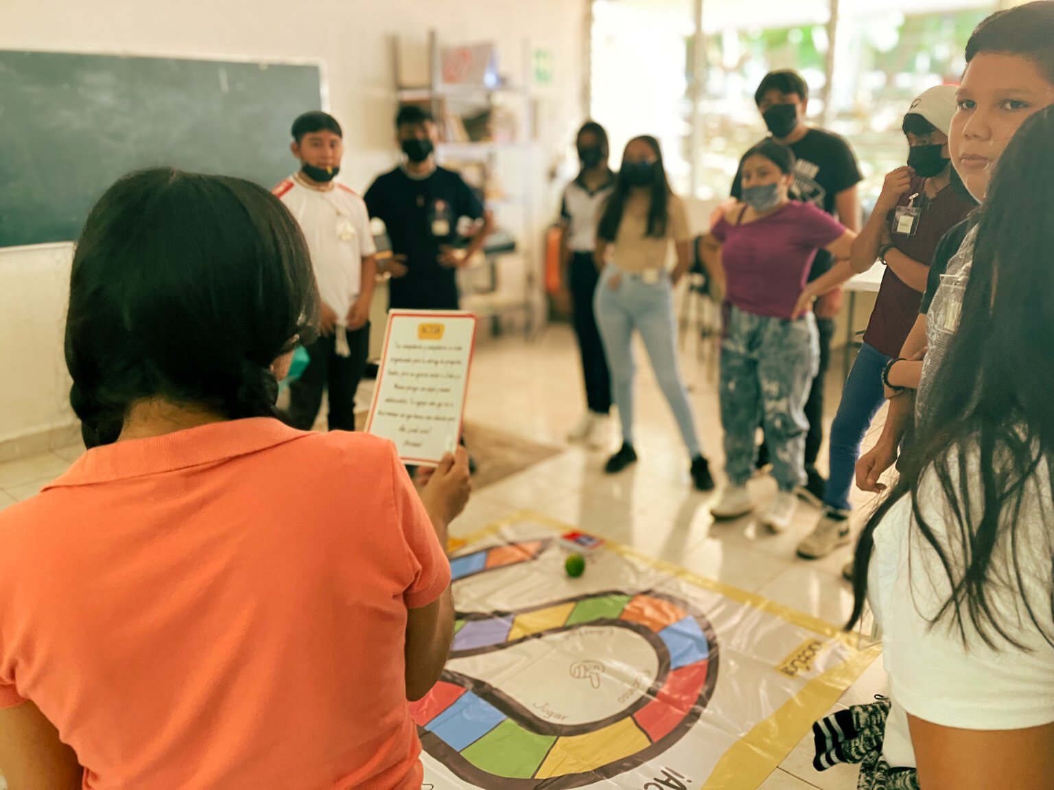 Actividad grupal con juego